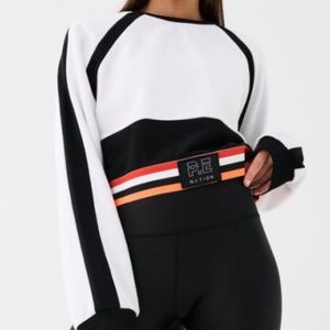 P.E Nation Outerwear | Womens Legacy Organic Cotton Sweat In Optic White